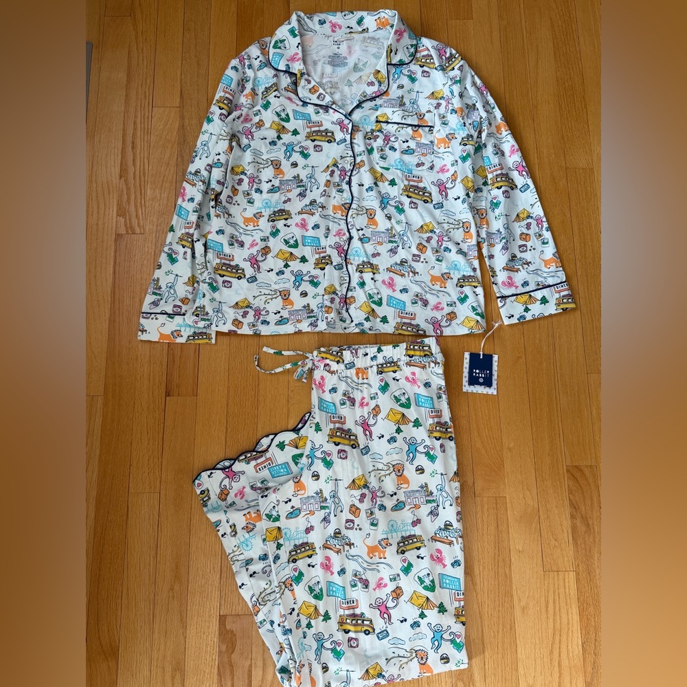 Roller Rabbit x Target Roadtrip Long Sleeves and Pants Pajama Set